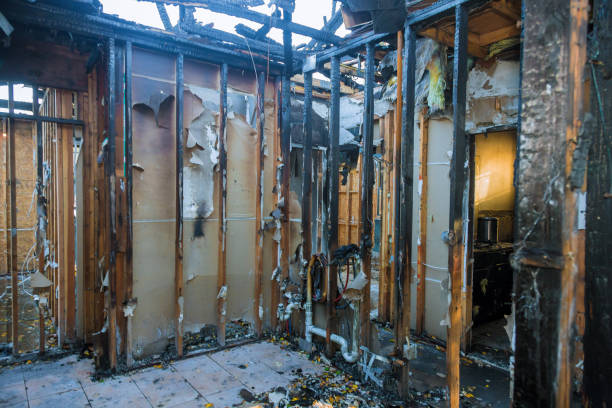 Professional Emergency Fire Cleanup technician working in Saylorsburg, PA